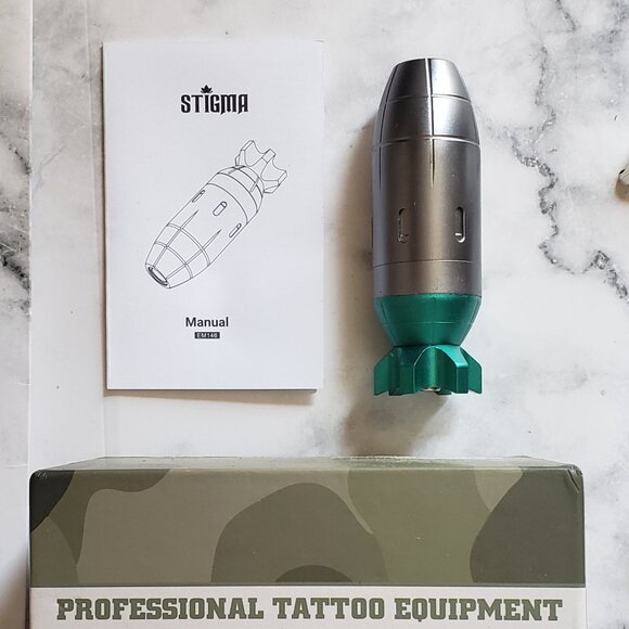 STIGMA Silver Rocket Missile Tattoo Artist Permanent Makeup Kit DIY - Picture 6 of 7